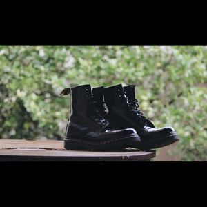 Doc Martens 1460 Boots, Black Patent